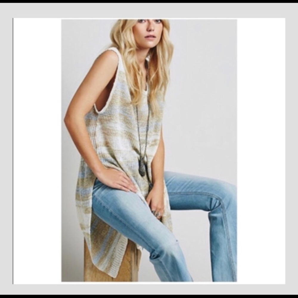 Distressed FREE PEOPLE iconic tunic